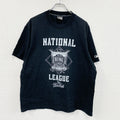 MLB　ナショナルリーグ　半袖プリントTシャツ　黒　ブラック　XLサイズ　古着