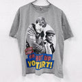 ONLY FOOLS and HORSES　半袖プリントTシャツ　灰色　グレー　Lサイズ カットソー メンズ コットン 古着