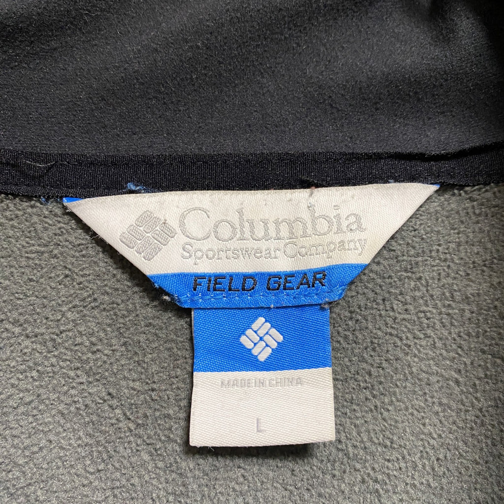 　Columbia　コロンビア　長袖フルジップトラックジャケット　ジャージ　スポーツウェア　黒　ブラック　Lサイズ　古着