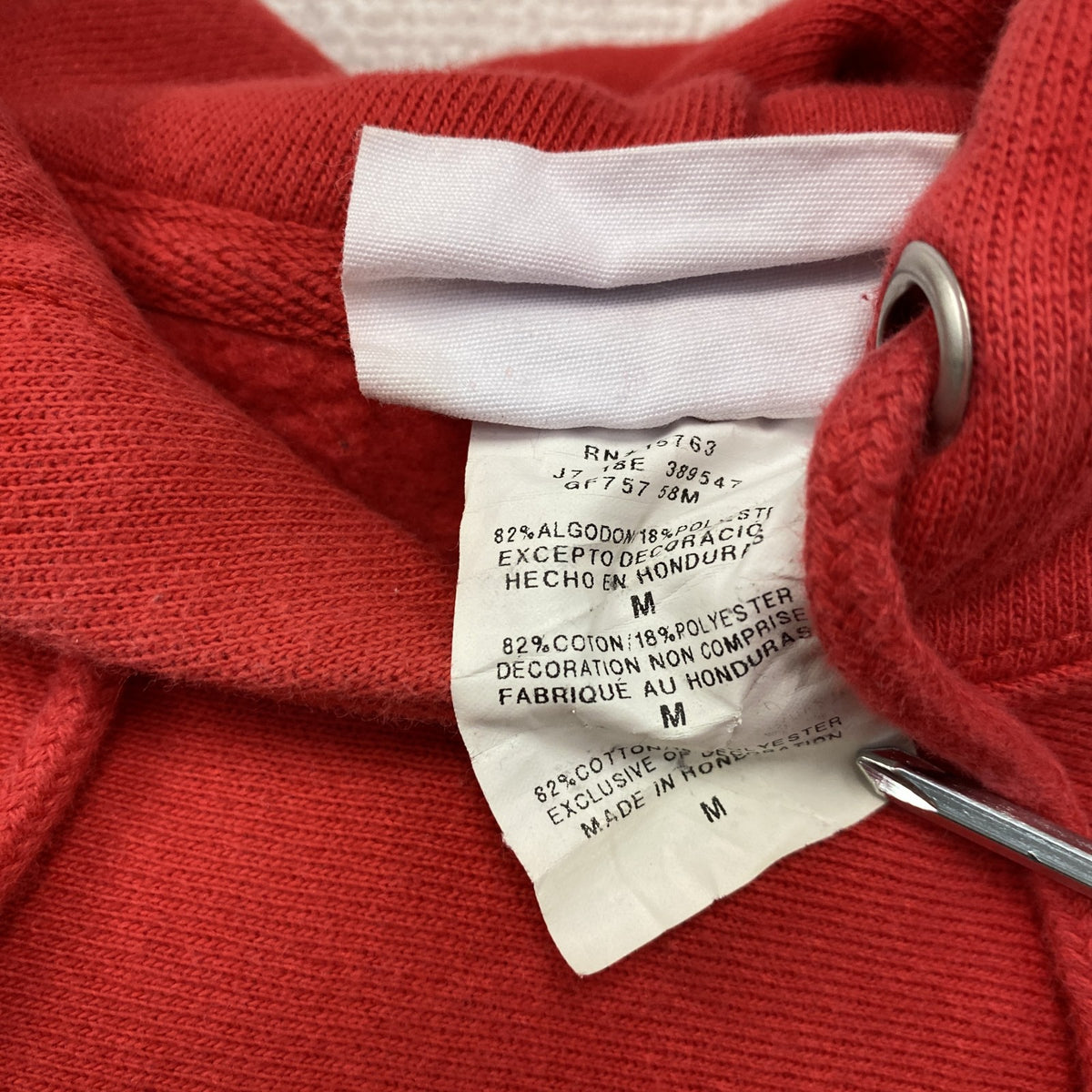 Champion　チャンピオン　リバースウィーブ　スウェットパーカー/フーディー　赤　レッド　Mサイズ　古着