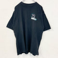 Union Line ユニオン ライン　半袖プリントTシャツ　USA製　GMP　クルーネック　黒　ブラック　Lサイズ　古着