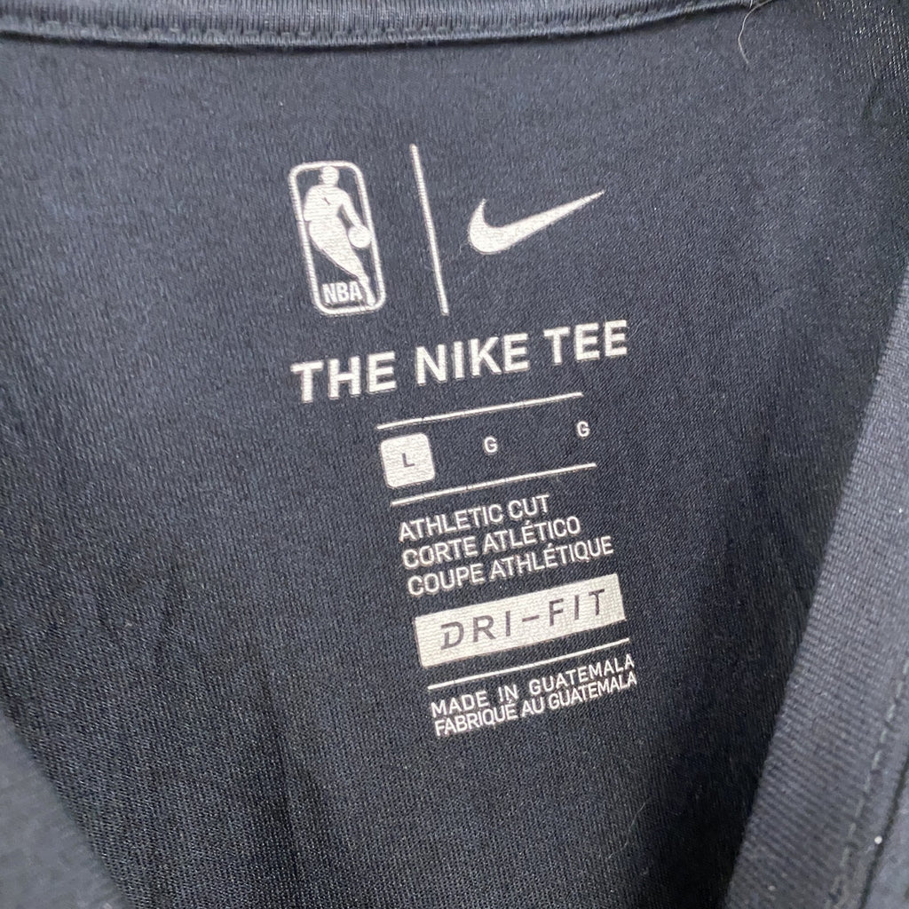 NIKE　ナイキ　半袖プリントTシャツ　アーチプリント　スウッシュ　黒　ブラック　Lサイズ　古着