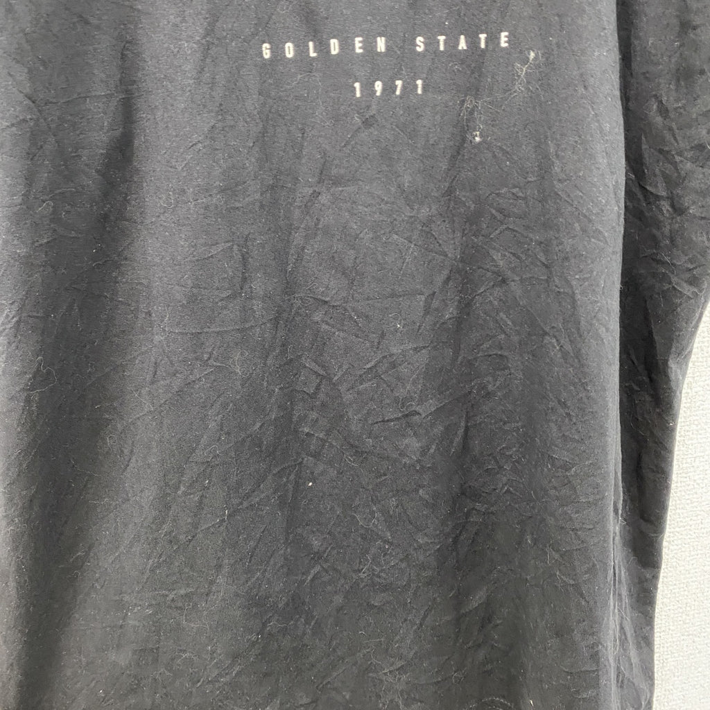 NIKE　ナイキ　半袖プリントTシャツ　アーチプリント　スウッシュ　黒　ブラック　Lサイズ　古着