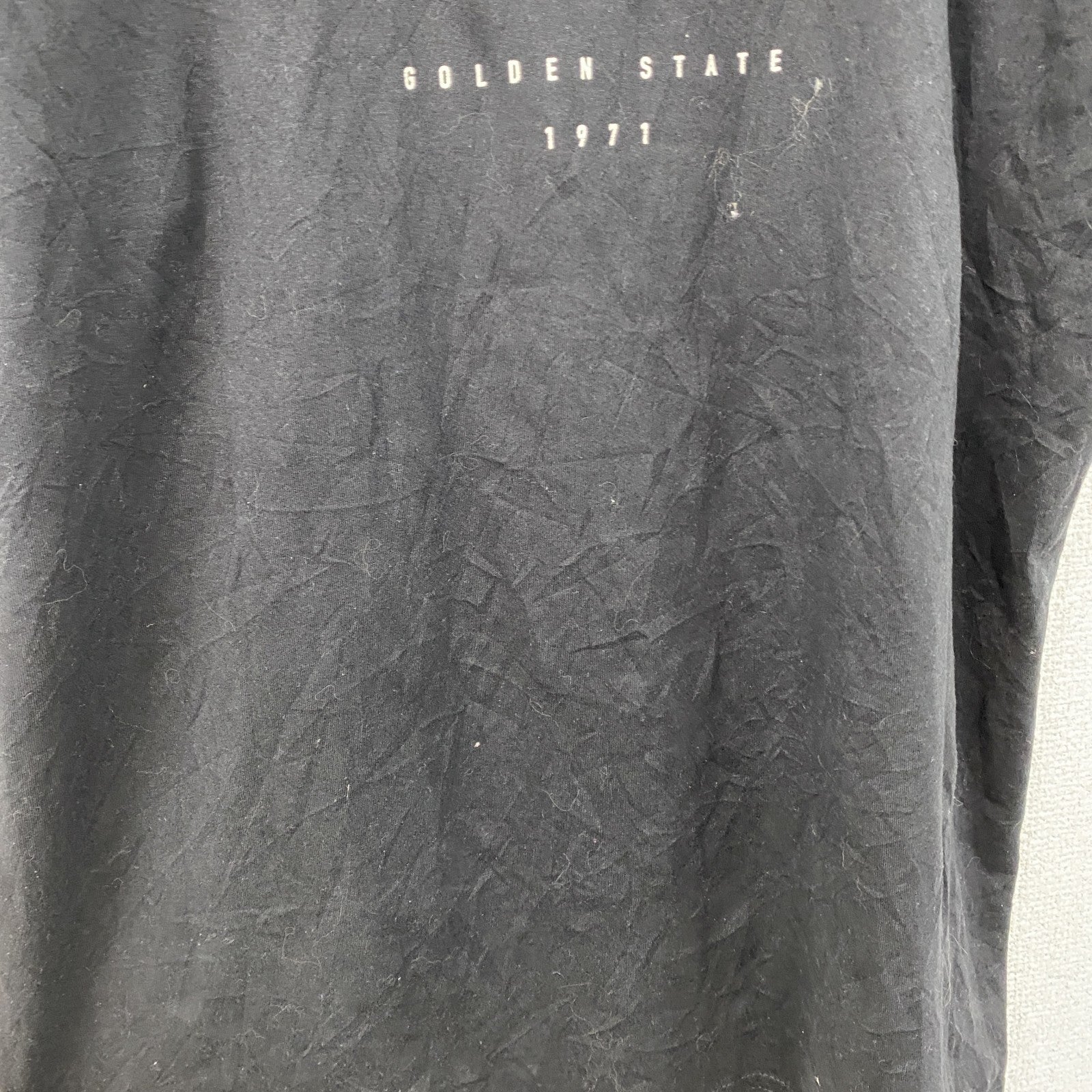NIKE　ナイキ　半袖プリントTシャツ　アーチプリント　スウッシュ　黒　ブラック　Lサイズ　古着