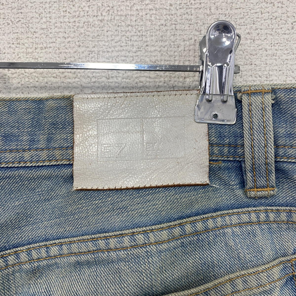 Ermenegildo Zegna　エルメネジルドゼニア　デニムパンツ　ジップフライ　インディゴ　LLサイズ　古着