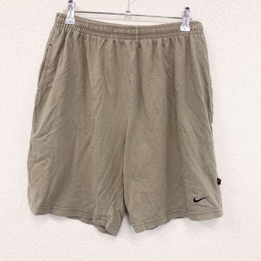 90s　NIKE　ナイキ　スウェットハーフパンツ/ショートパンツ　ヴィンテージ　カーキ　Mサイズ