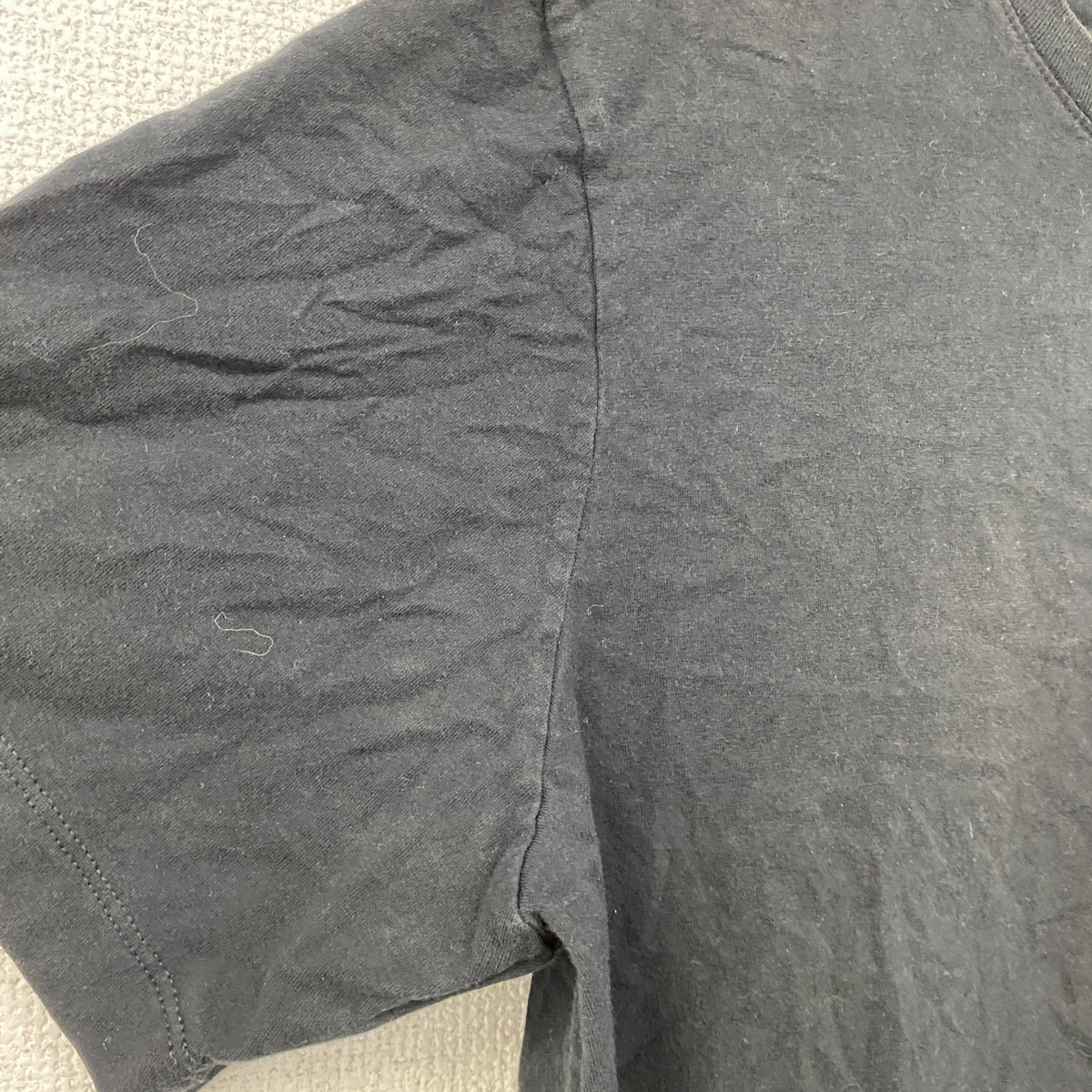 NIKE　ナイキ　半袖Tシャツ　スウッシュ　ワンポイント　黒　ブラック　Mサイズ　古着