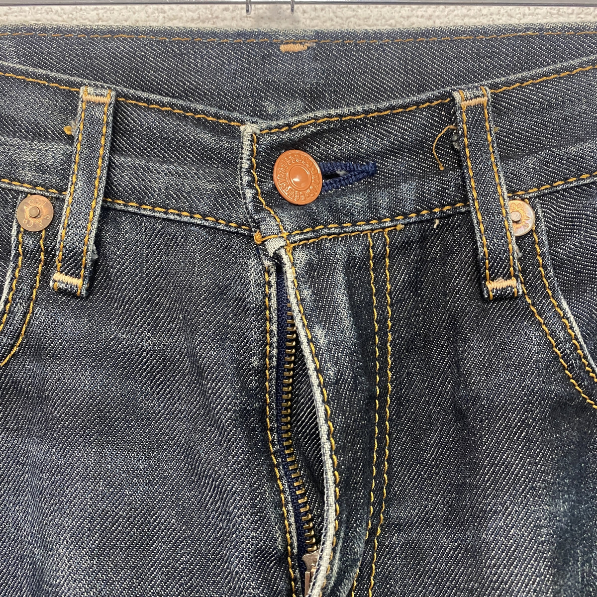 Levi's　リーバイス　505　デニムパンツ　ジップフライ　インディゴ　W30サイズ　古着