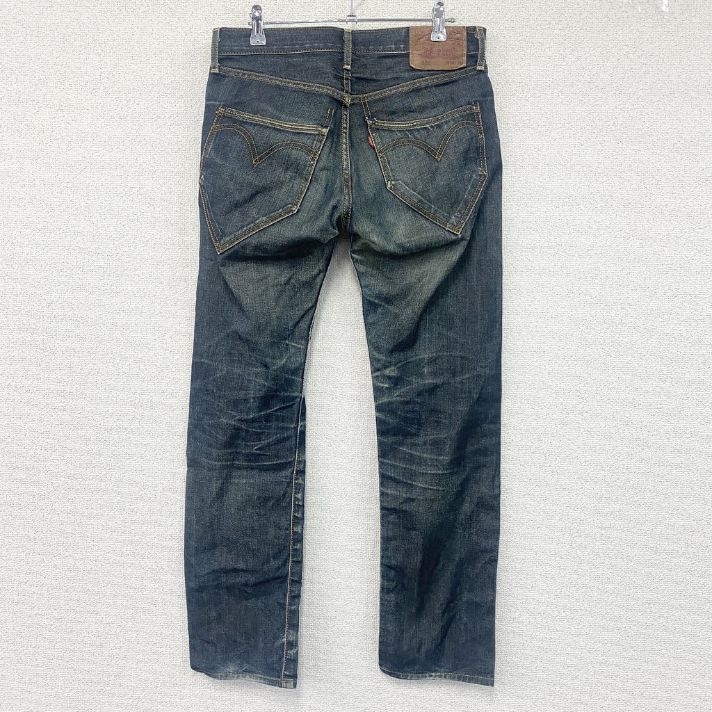 Levi's　リーバイス　505　デニムパンツ　ジップフライ　インディゴ　W30サイズ　古着
