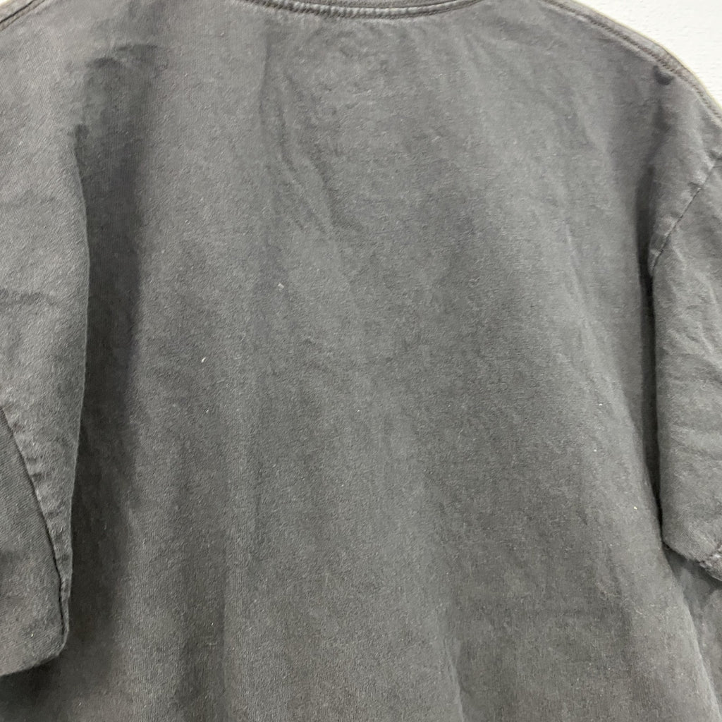 INK　半袖プリントTシャツ　ミュージック　ギター　黒　ブラック　Lサイズ　古着