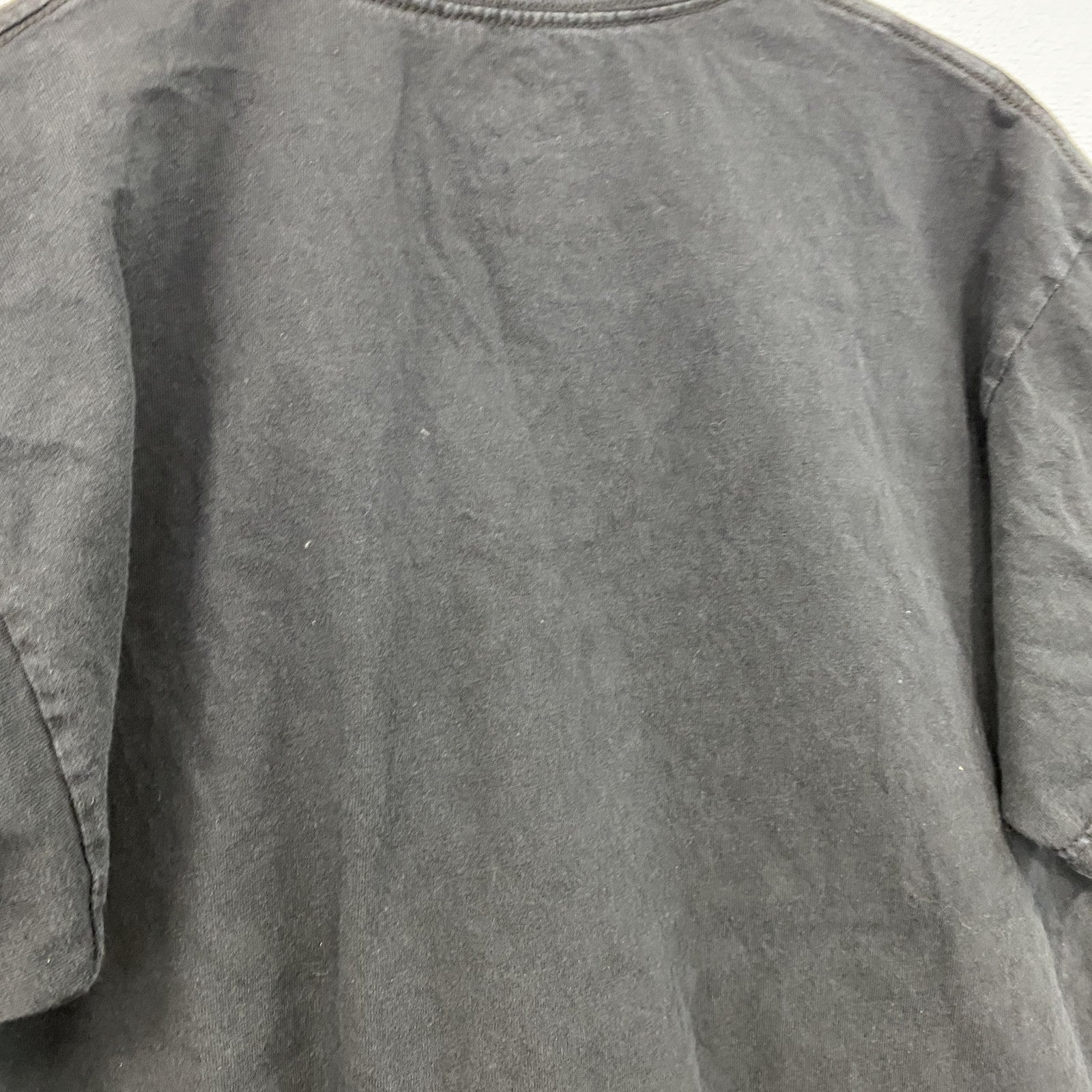 INK　半袖プリントTシャツ　ミュージック　ギター　黒　ブラック　Lサイズ　古着