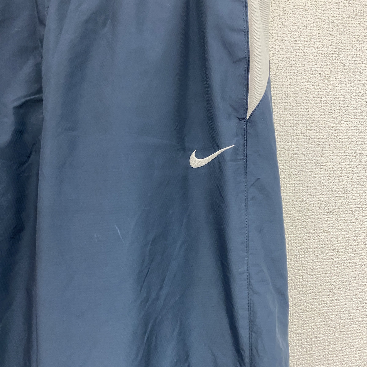 NIKE　ナイキ　CLIMA-FIT　ウォームアップパンツ　スウッシュ　紺　ネイビー　Mサイズ　古着
