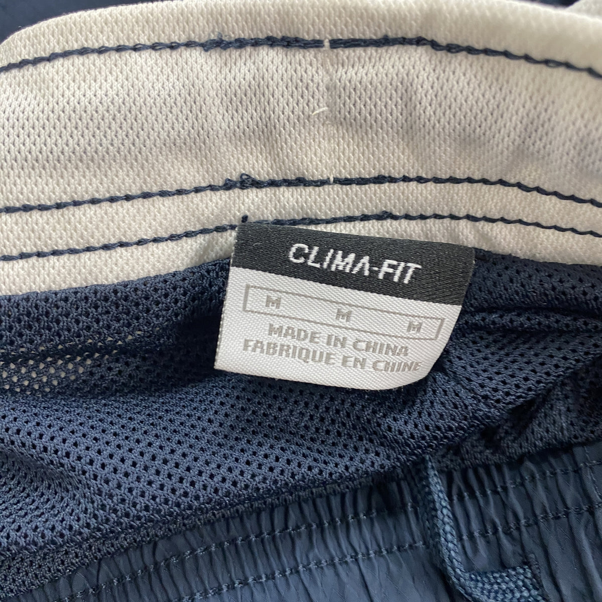 NIKE　ナイキ　CLIMA-FIT　ウォームアップパンツ　スウッシュ　紺　ネイビー　Mサイズ　古着
