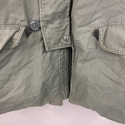 ～70s　民間品　N-3B　フライトジャケット　ミリタリージャケット　SCOVILLジップ　セージグリーン　カーキ
