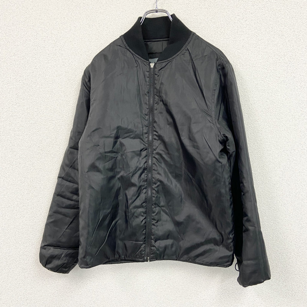 Eddie Bauer　エディーバウアー　ロングコート/ブルゾン　2way　取り外し　黒　ブラック　Sサイズ メンズ ポリエステル ウール 古着