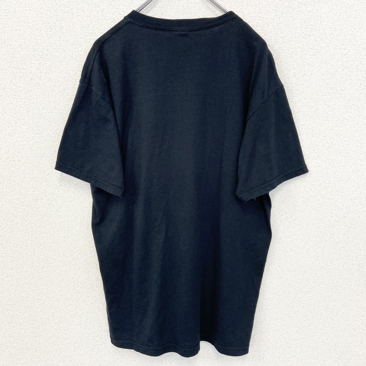 JERZEES ジャージーズ　半袖プリントTシャツ　ビッグT　セーサル チャベス　クルーネック　黒　ブラック　Lサイズ　古着