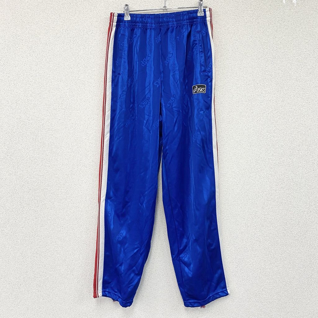 asics　アシックス　トラックパンツ/ジャージパンツ　青　ブルー　XOサイズ　古着