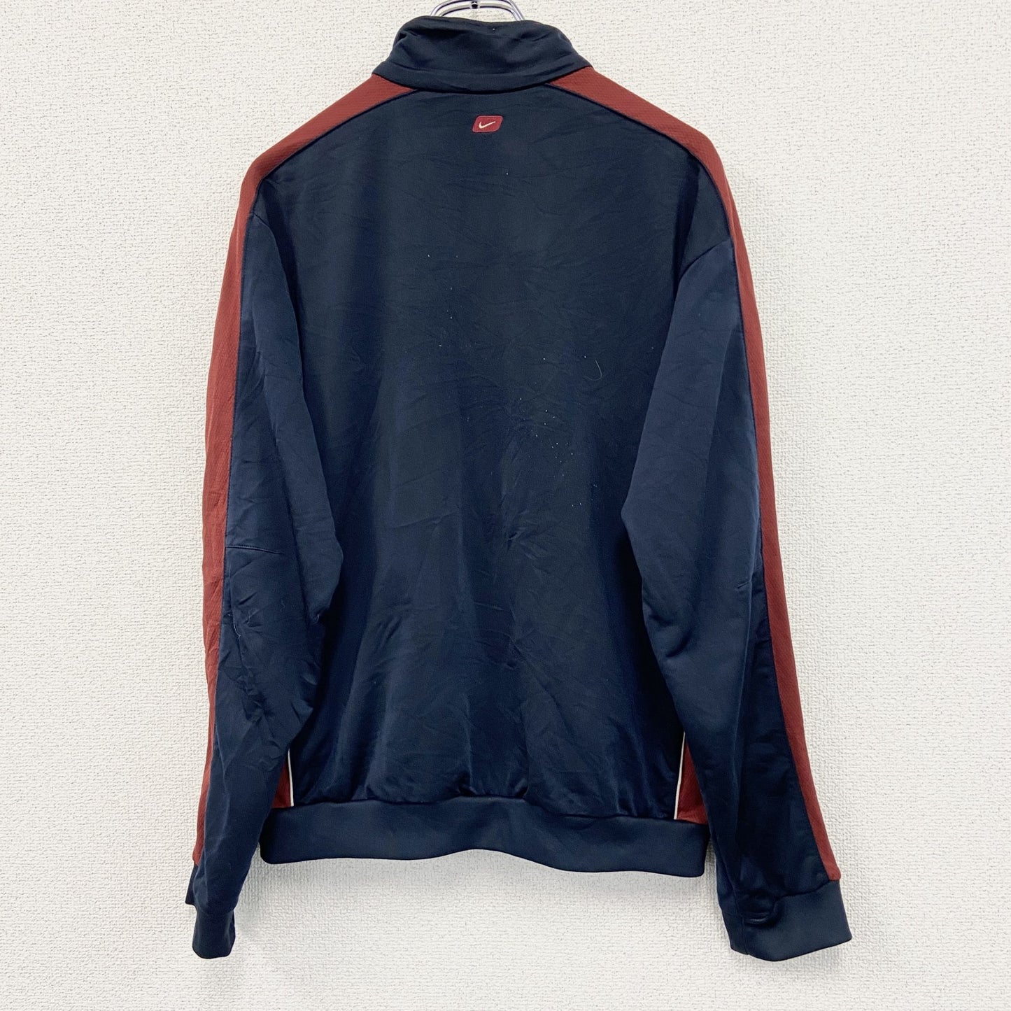 00s　NIKE　ナイキ　トラックジャケット/ジャージ　ヴィンテージ　紺　ネイビー　Lサイズ