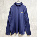 　NIKEGOLF　ナイキゴルフ　長袖ハーフジップトラックジャケット　ジャージ　MARQUETTE　ネイビー　紺　古着