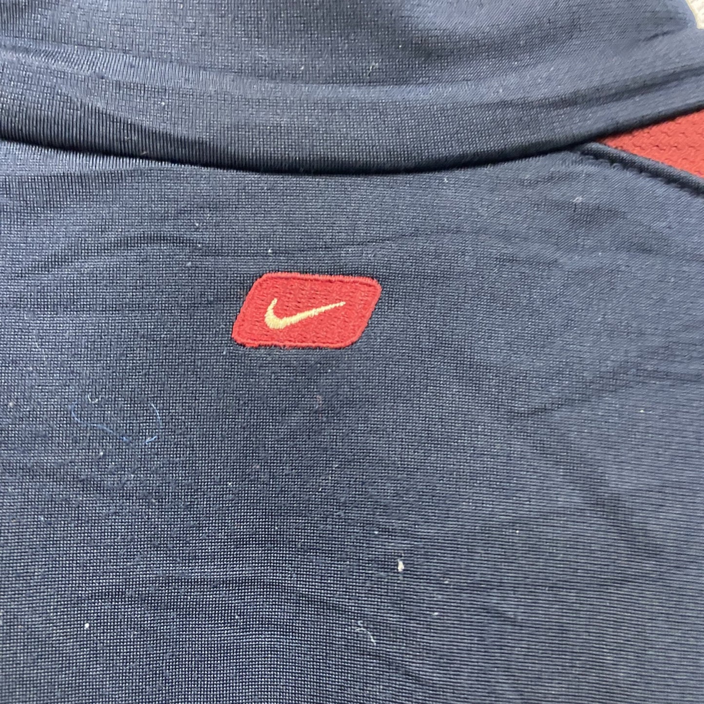 00s　NIKE　ナイキ　トラックジャケット/ジャージ　ヴィンテージ　紺　ネイビー　Lサイズ