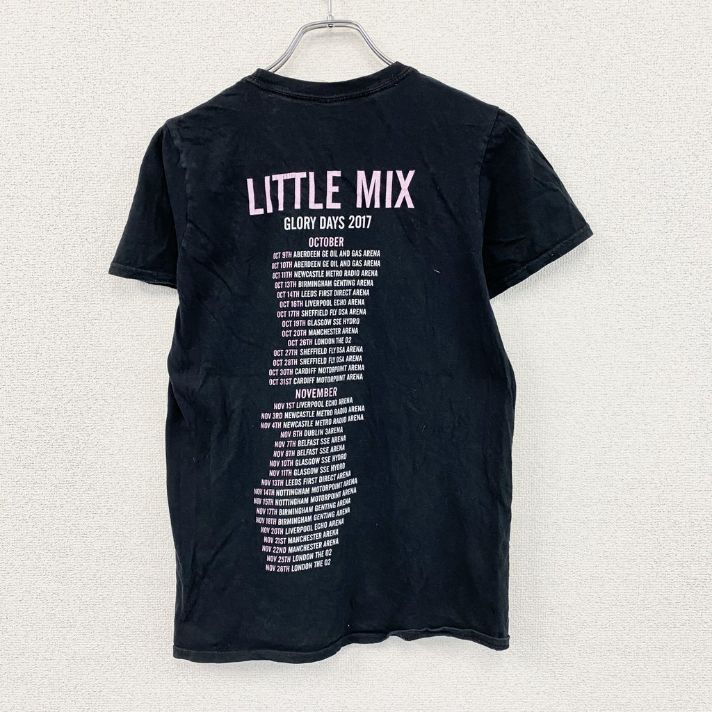 GILDAN　ギルダン　LITTLE MIX　リトルミックス　半袖シンガーTシャツ　黒　ブラック　Sサイズ　古着