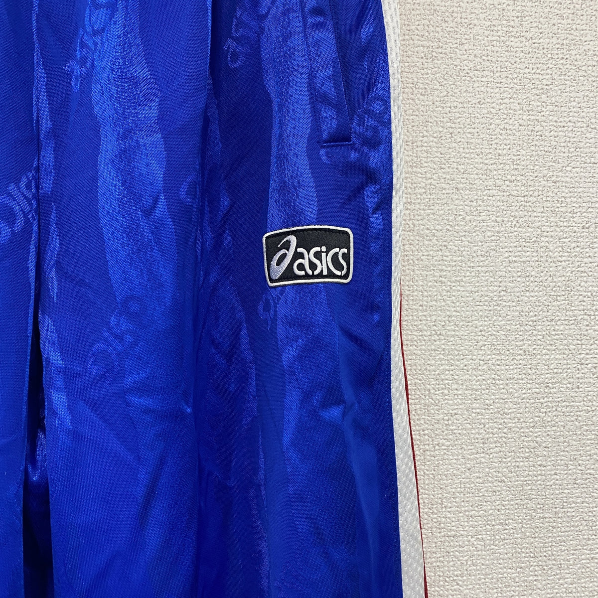 asics　アシックス　トラックパンツ/ジャージパンツ　青　ブルー　XOサイズ　古着