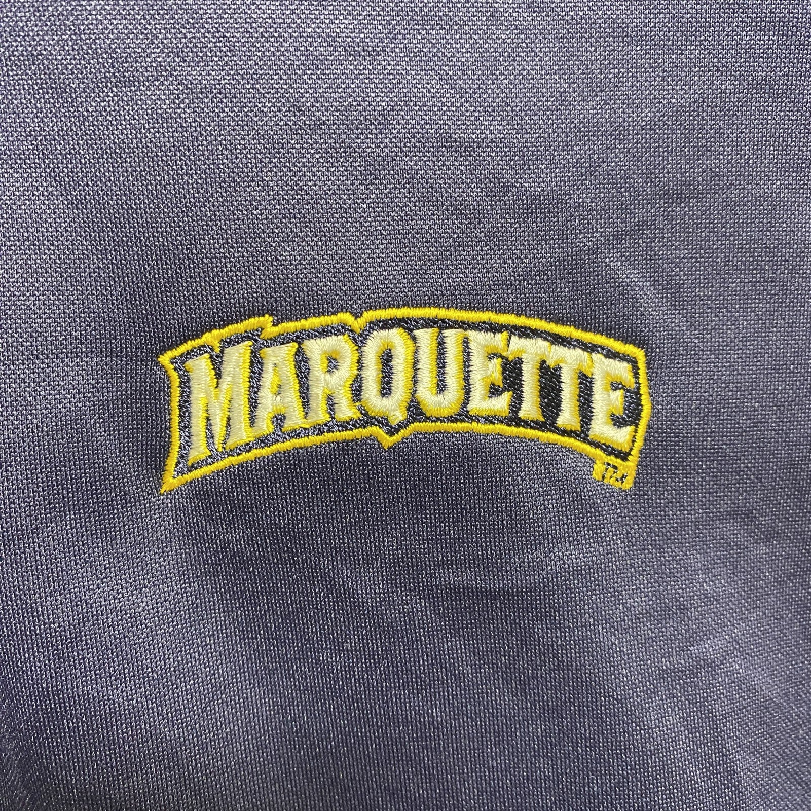 　NIKEGOLF　ナイキゴルフ　長袖ハーフジップトラックジャケット　ジャージ　MARQUETTE　ネイビー　紺　古着