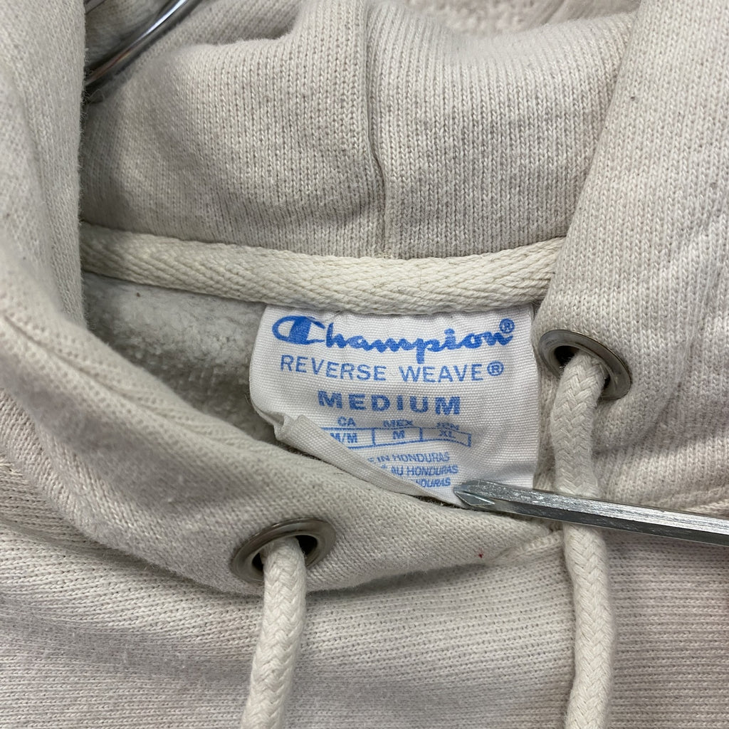 Champion　チャンピオン　リバースウィーブ　スウェットパーカー/フーディー　白　ホワイト　Mサイズ　古着