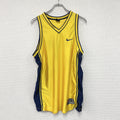 NIKE　ナイキ　タンクトップ　スウッシュ　黄色　イエロー　Lサイズ　古着