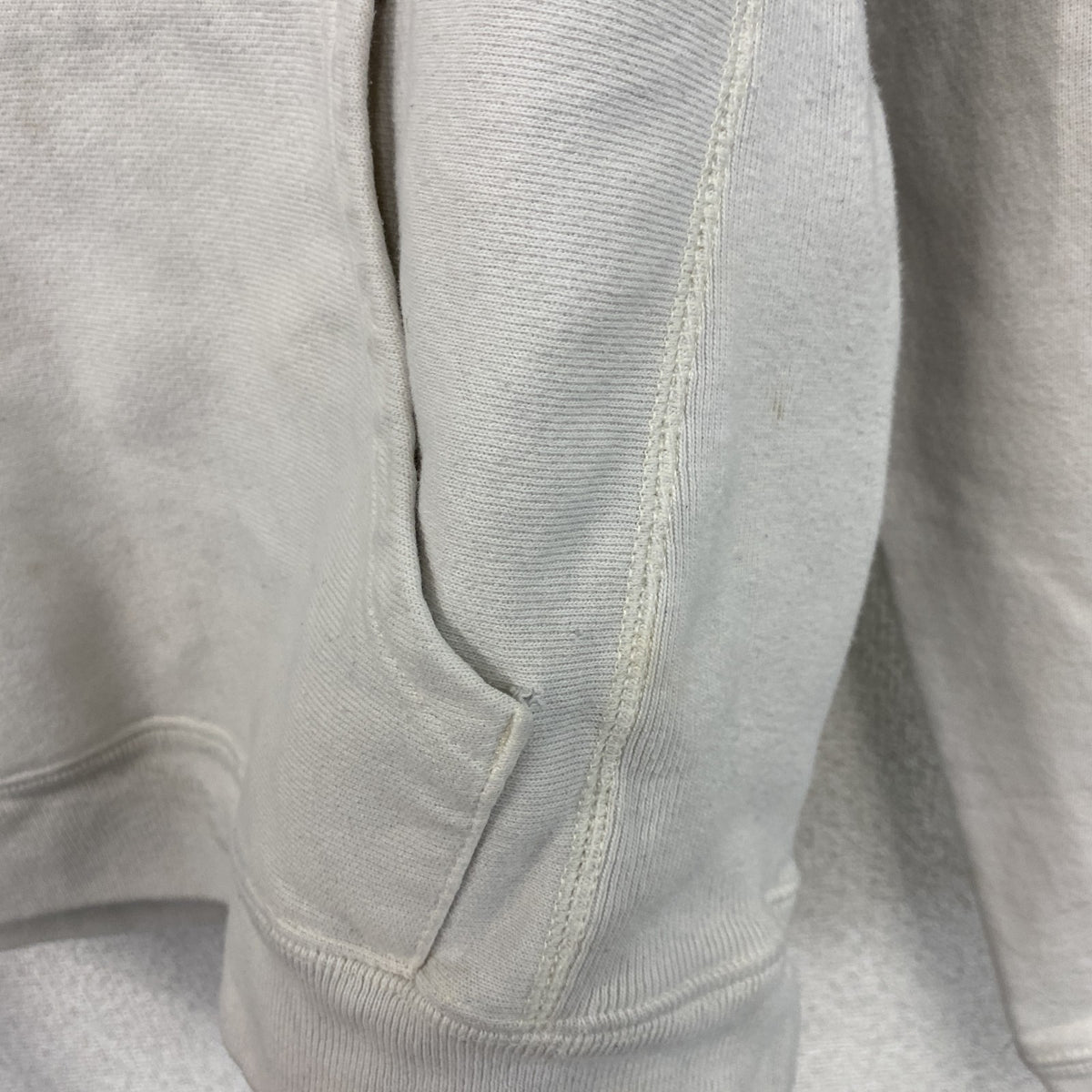 Champion　チャンピオン　リバースウィーブ　スウェットパーカー/フーディー　白　ホワイト　Mサイズ　古着