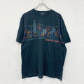 HONG KONG MEMORIES　半袖プリントTシャツ　黒　ブラック　XLサイズ　古着