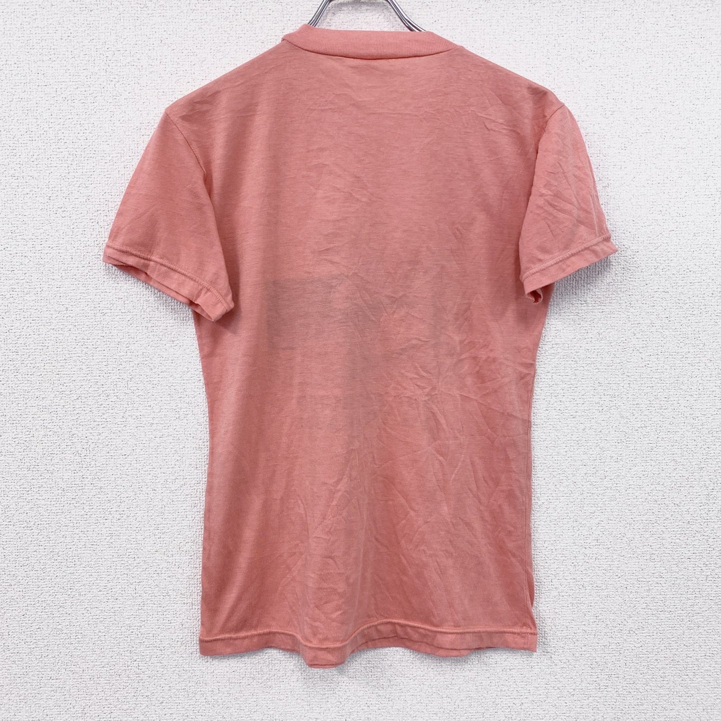 ～80s　SPORT　SNOOPY　スヌーピー　半袖プリントTシャツ　ヴィンテージ　ピンク