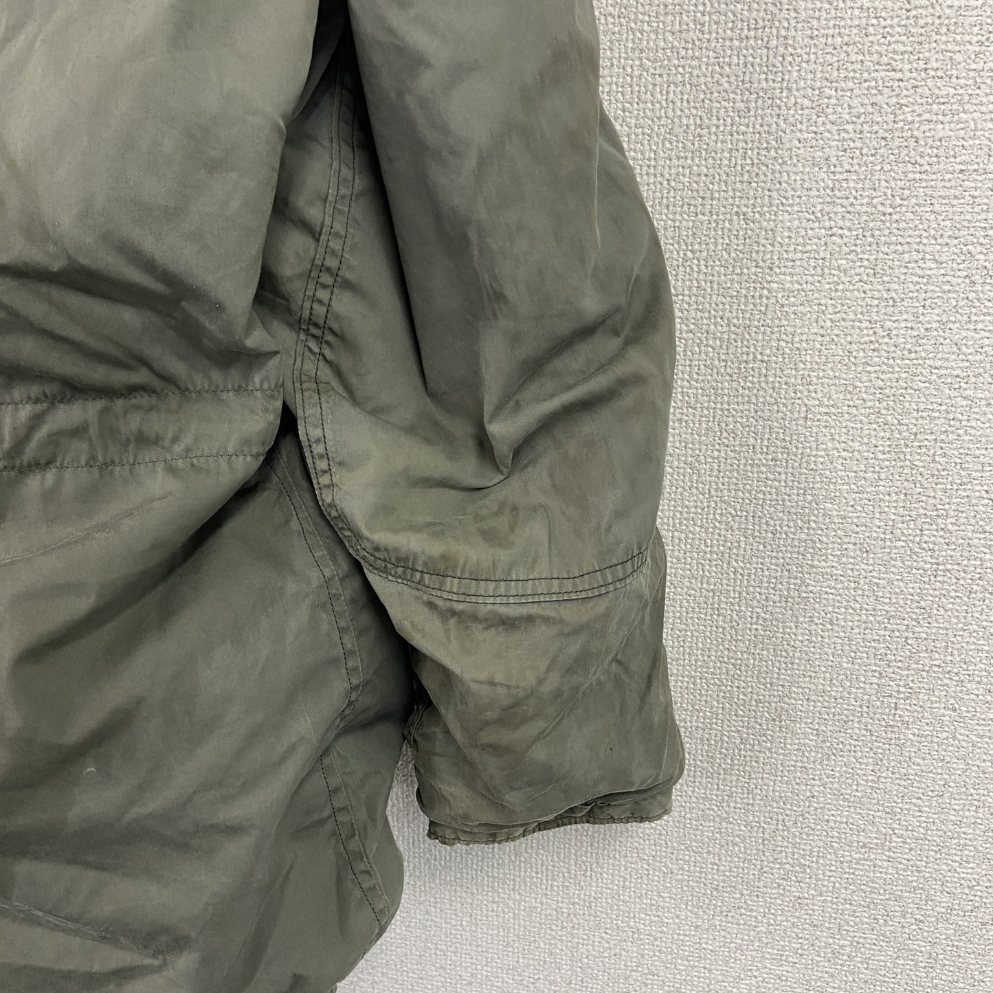 60s　U.S.AIR FORCE　米軍実品　N-3B　フライトジャケット　コヨーテファー　CONMARジップ　カーキ