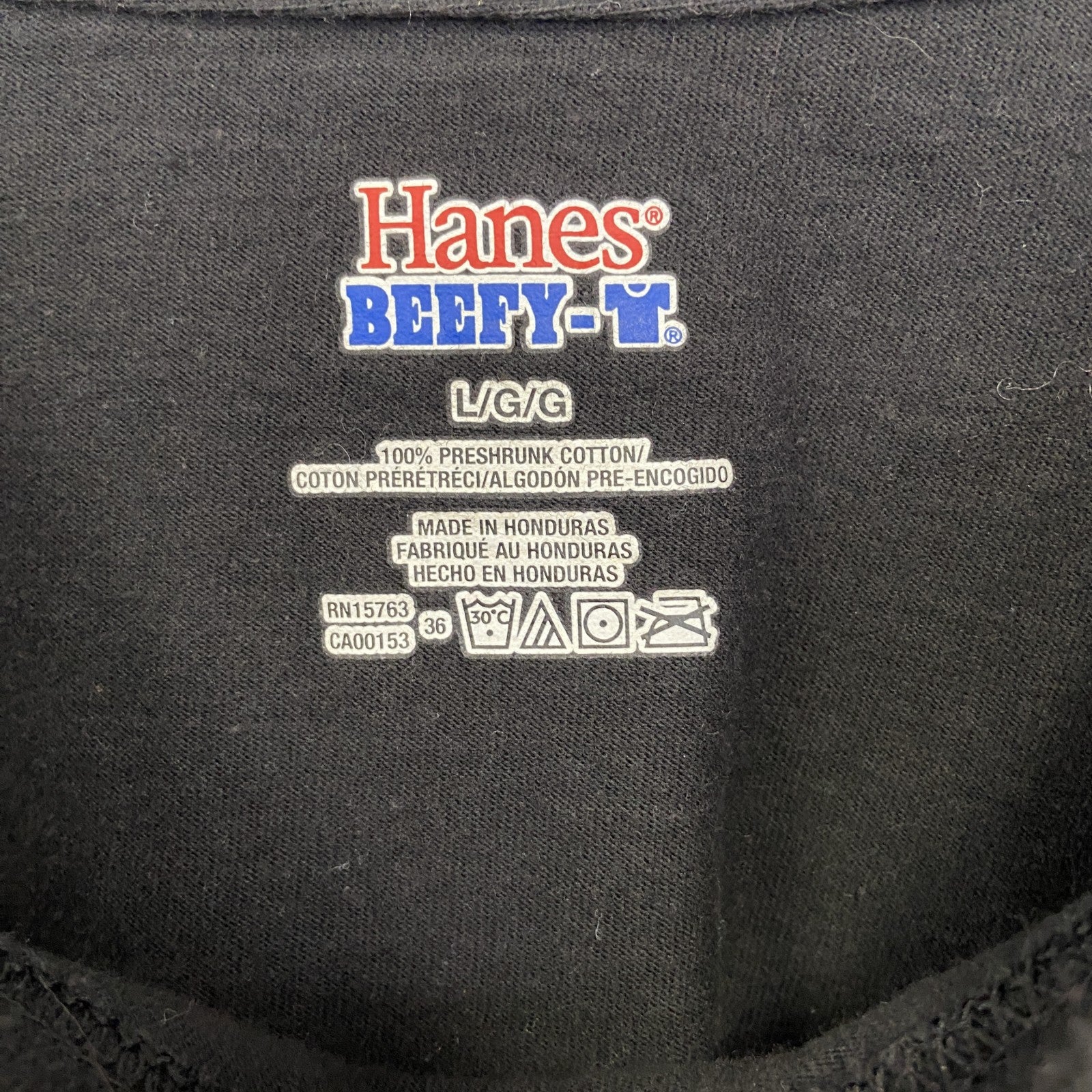 Hanes ヘインズ　半袖プリントTシャツ　ビッグT　Film tools　クルーネック　黒　ブラック　Lサイズ　古着