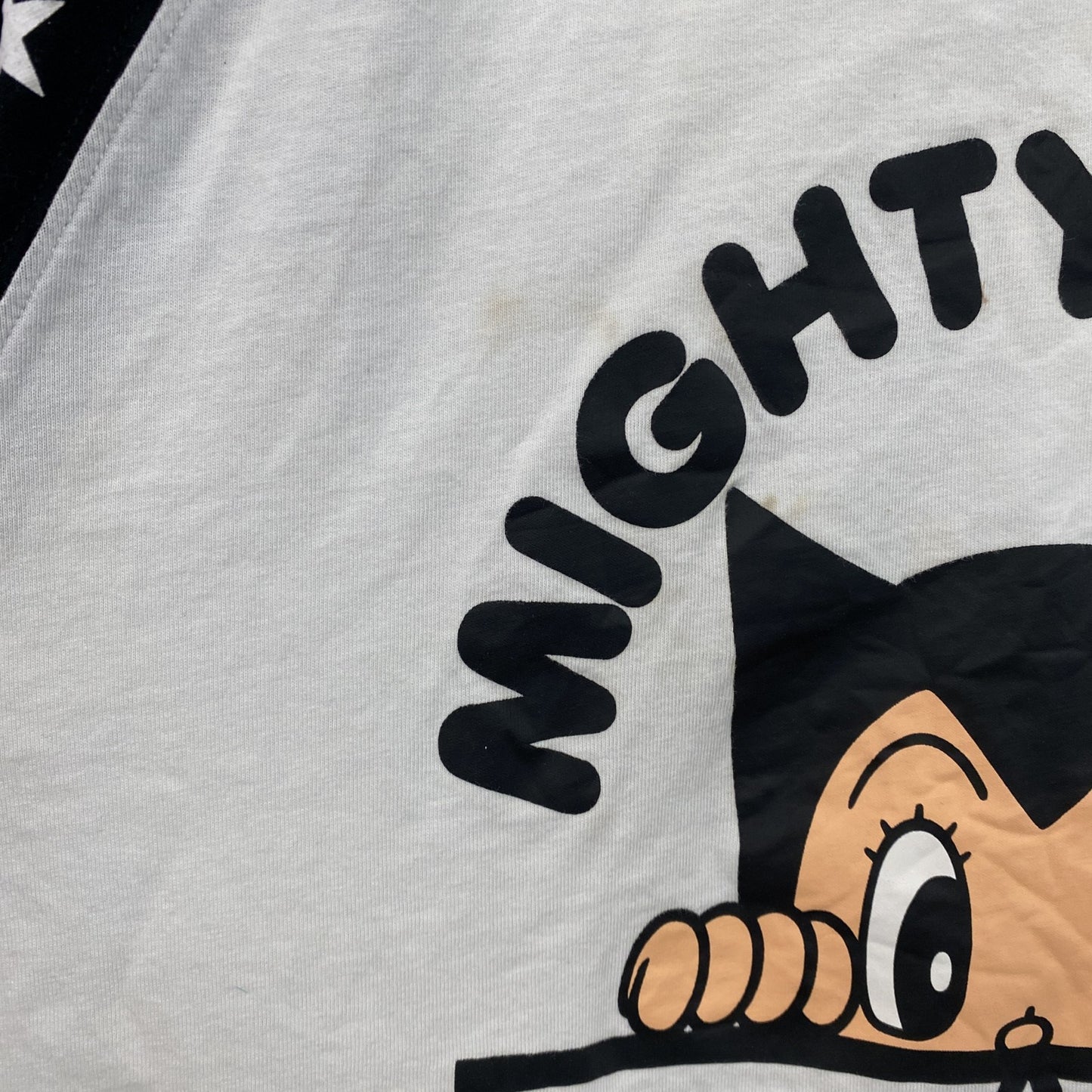 MIGHTY ATOM　鉄腕アトム　半袖プリントTシャツ　ラグランT　白　ホワイト　2XLサイズ