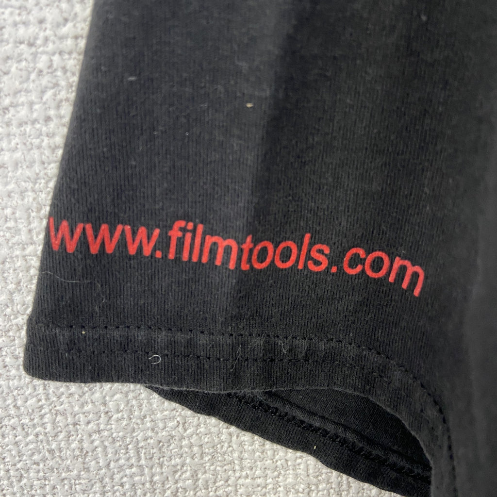 Hanes ヘインズ　半袖プリントTシャツ　ビッグT　Film tools　クルーネック　黒　ブラック　Lサイズ　古着