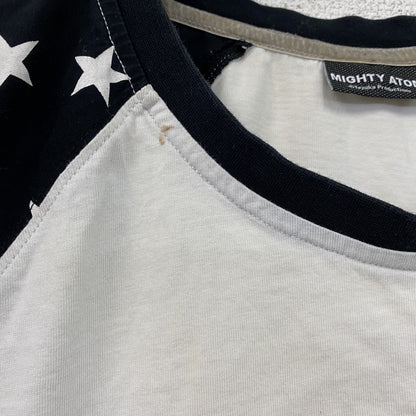 MIGHTY ATOM　鉄腕アトム　半袖プリントTシャツ　ラグランT　白　ホワイト　2XLサイズ