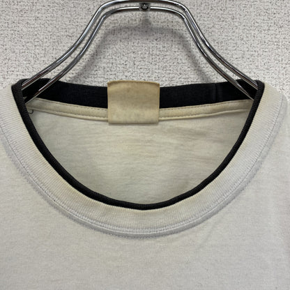 76 Lubricants　長袖Tシャツ/ロンT　フェイクレイヤード　企業ロゴ　白　ホワイト　Lサイズ