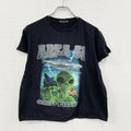 PrettyLittleThing　プリティリトルシングス　半袖プリントTシャツ　AREA51　黒　ブラック　Sサイズ　古着
