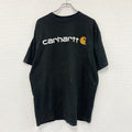 carhatt　カーハート　半袖プリントTシャツ　黒　ブラック　Lサイズ　古着