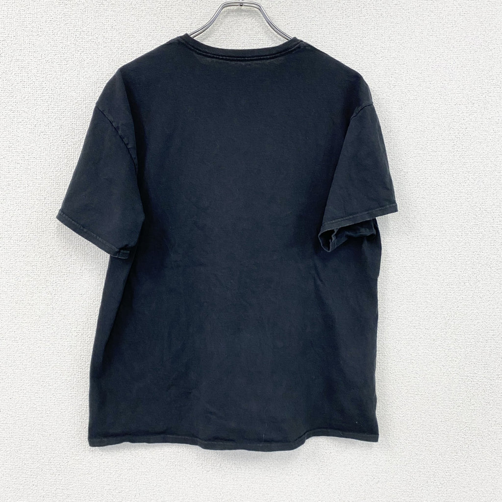 Carnival Cruise　半袖プリントTシャツ　6連プリント　アーチプリント　カプセルプリント　英字プリント　船　黒　ブラック　古着