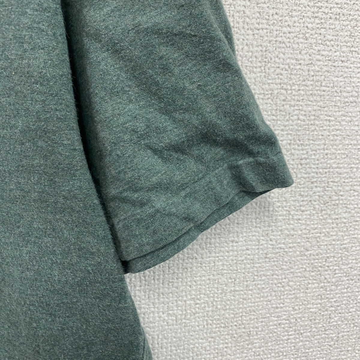 POLO RALPH LAUREN　ポロラルフローレン　半袖Tシャツ　シングルステッチ　刺ロゴ　緑　グリーン　Lサイズ カットソー メンズ コットン 古着