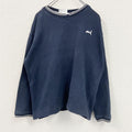 90s　PUMA　プーマ　スウェット/トレーナー　ヴィンテージ　紺　ネイビー　Mサイズ　古着