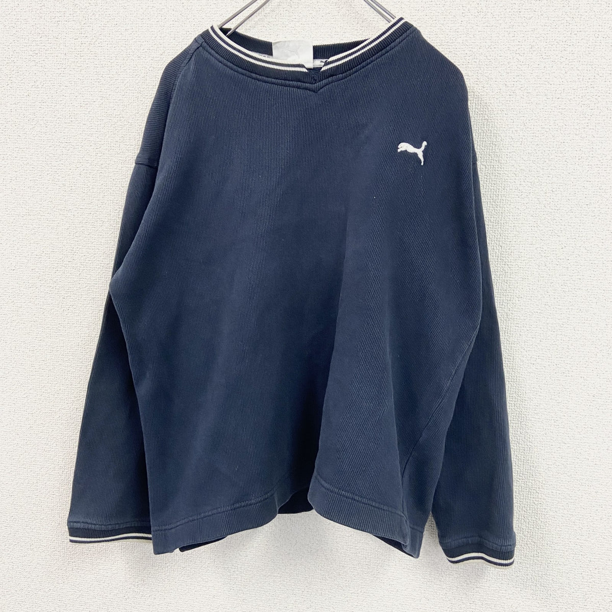 90s　PUMA　プーマ　スウェット/トレーナー　ヴィンテージ　紺　ネイビー　Mサイズ　古着