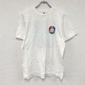 FRUIT OF THE LOOM　フルーツオブザルーム　半袖プリントTシャツ　白　ホワイト　Mサイズ カットソー メンズ コットン 古着
