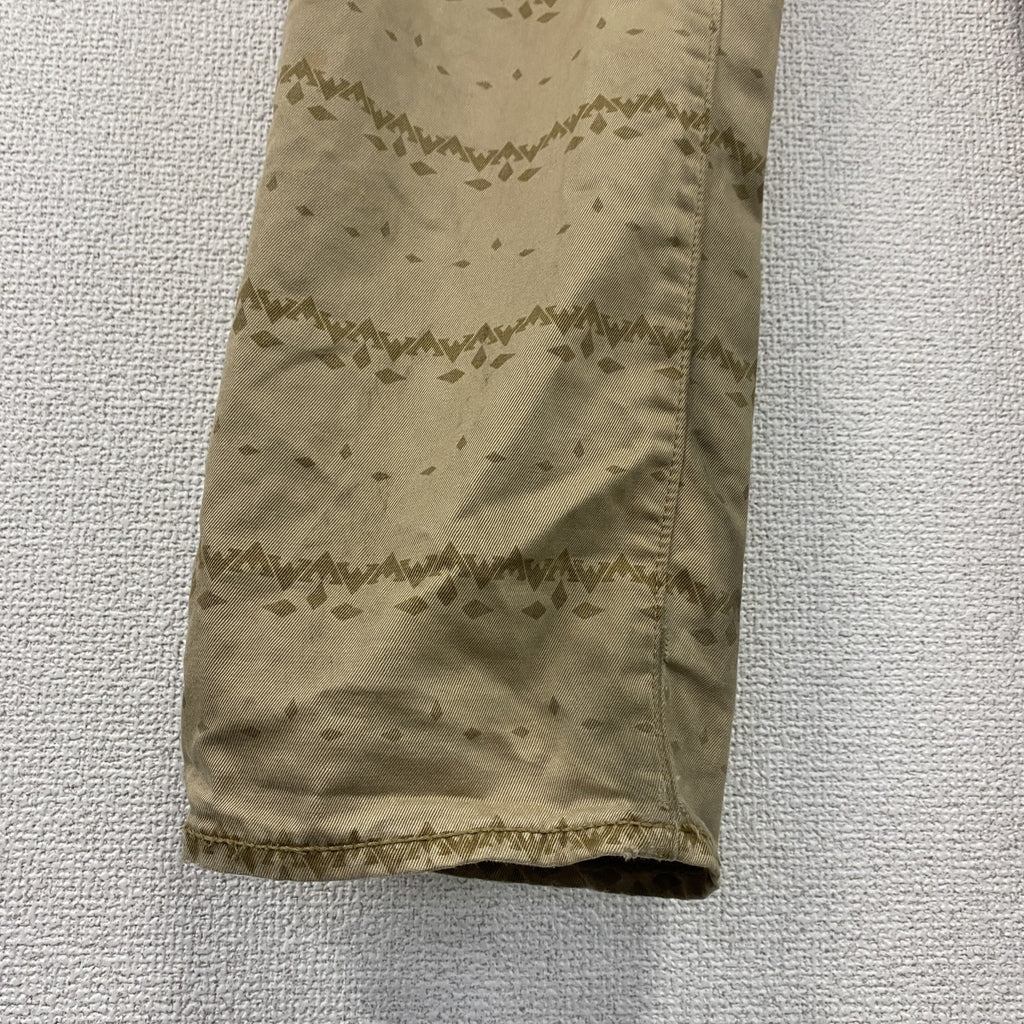 Levi's　リーバイス　511　デニムパンツ/ダメージジーンズ　ジップフライ　カーキベージュ　W33サイズ　古着