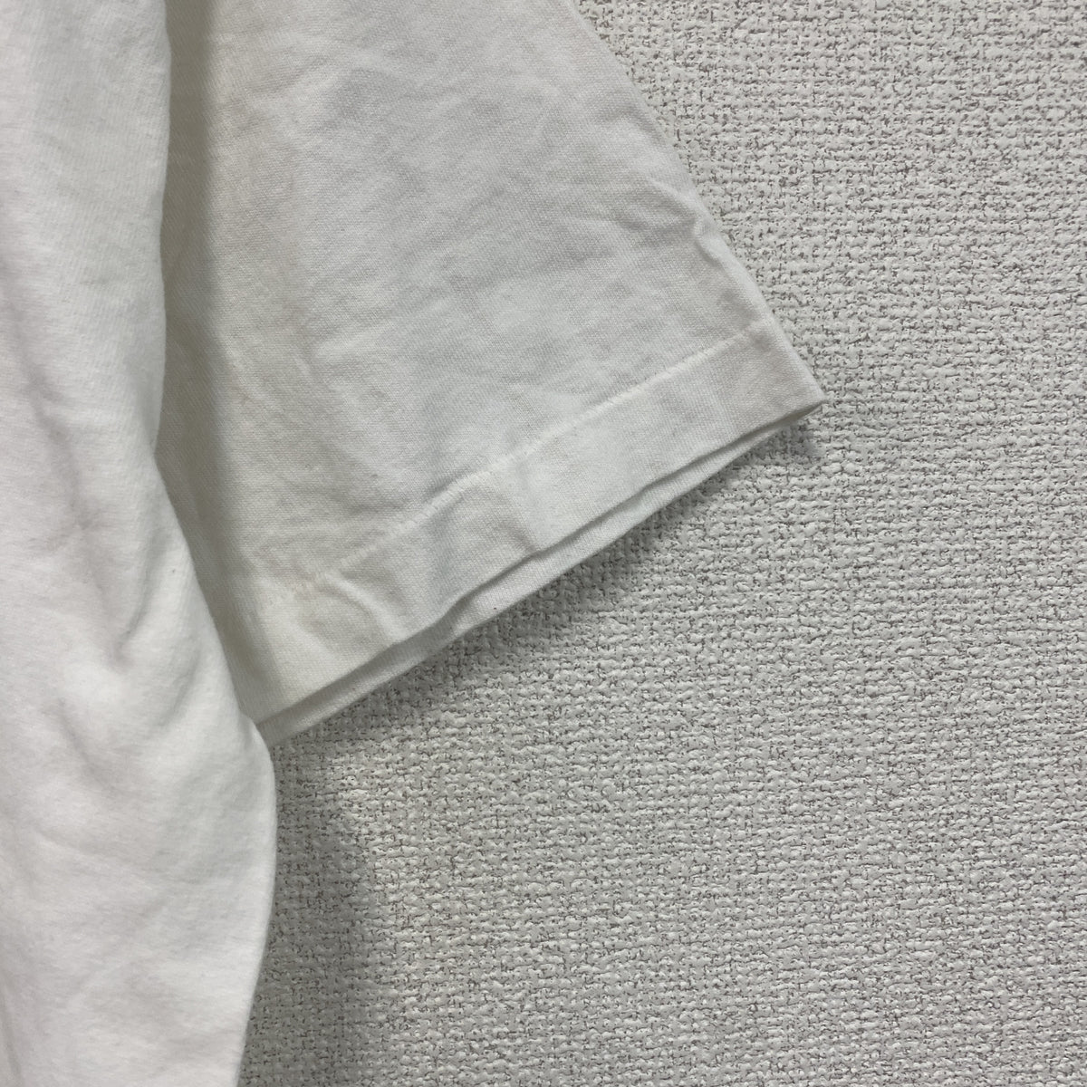 FRUIT OF THE LOOM　フルーツオブザルーム　半袖プリントTシャツ　白　ホワイト　Mサイズ カットソー メンズ コットン 古着