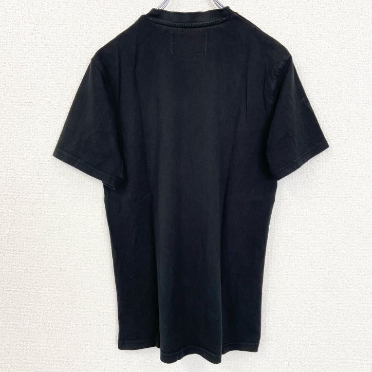 PULL&BEAR　プルアンドベア　半袖デザインプリントTシャツ　クルーネック　バス　黒　ブラック　XSサイズ　古着
