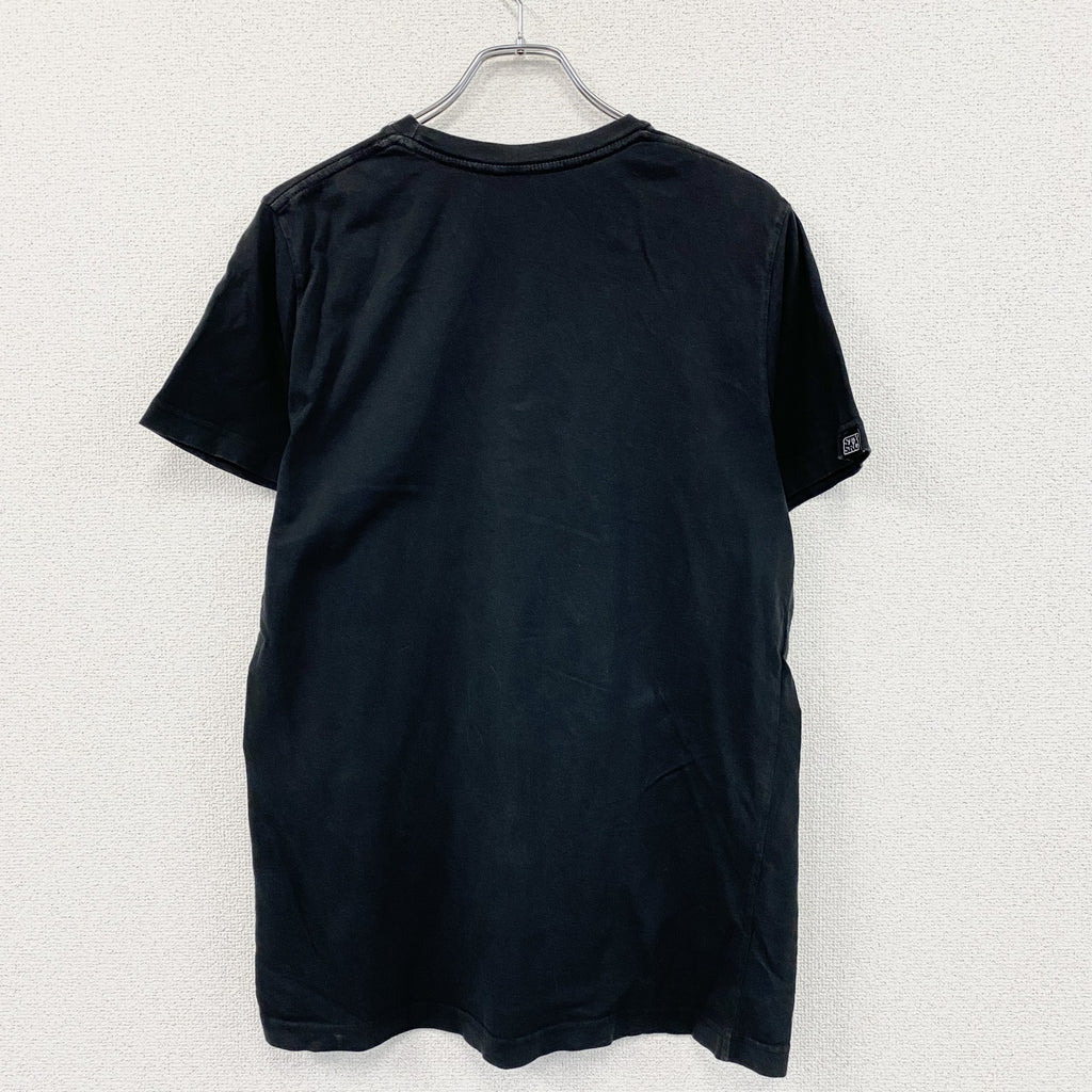 Stay Strong　ステイストロング　BMX　半袖プリントTシャツ　デカロゴ　黒　ブラック　Lサイズ　古着