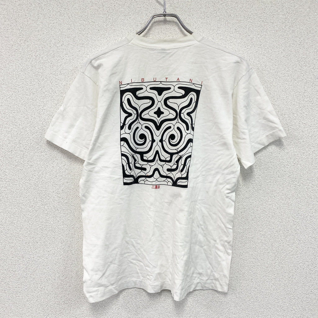 FRUIT OF THE LOOM　フルーツオブザルーム　半袖プリントTシャツ　白　ホワイト　Mサイズ カットソー メンズ コットン 古着